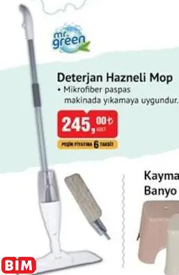 MR. GREEN DETERJAN HAZNELİ MOP MR. GREEN DETERJAN HAZNELİ MOP